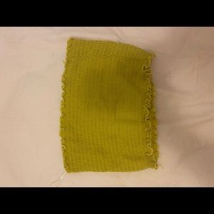 Yellow crop top